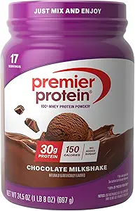 Premier Protein Powder Milkshake Protein, No Added Sugar, 100% Whey Protein, Keto Friendly, Soy & Gluten Free ()