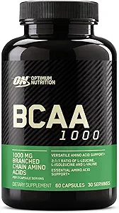 Optimum Nutrition Instantized BCAA Capsules, Keto Friendly Branched Chain Essential Amino Acids, 1000mg