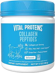 Vital Proteins Collagen Peptides Powder Supplement for Skin Hair Nail Joint Health or Support - Hydrolyzed Collagen