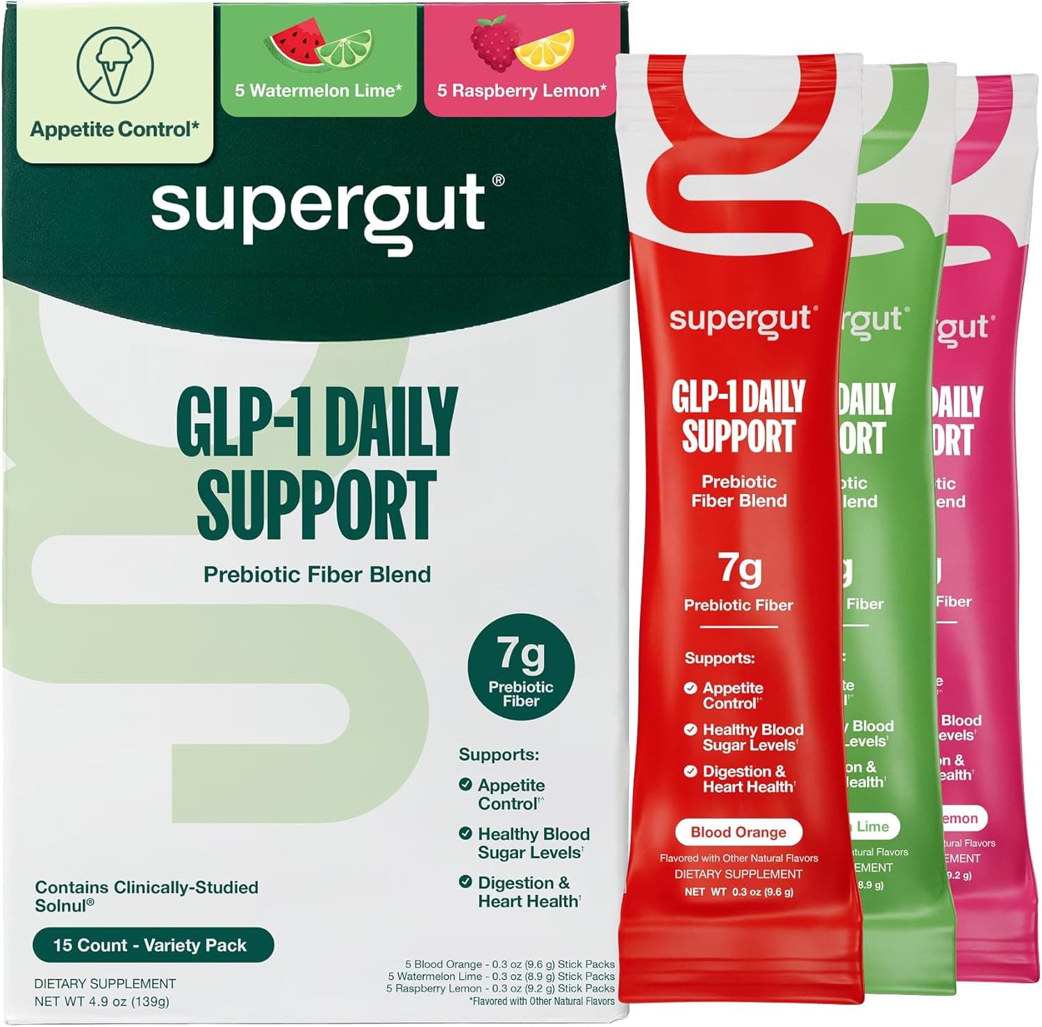 Supergut GLP-1 Daily Support Variety Pack by Supergut β GLP-1 supplement