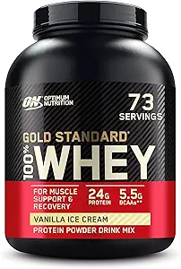 Optimum Nutrition Gold Standard 100% Whey Protein Powder Ice Cream (Packaging May Vary)